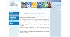 Desktop Screenshot of linearundhandhabungstechnik.de